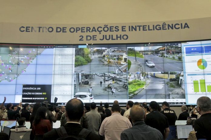 Governo inicia operação de 1.200 novas câmeras inteligentes para a segurança pública em Salvador e RMS