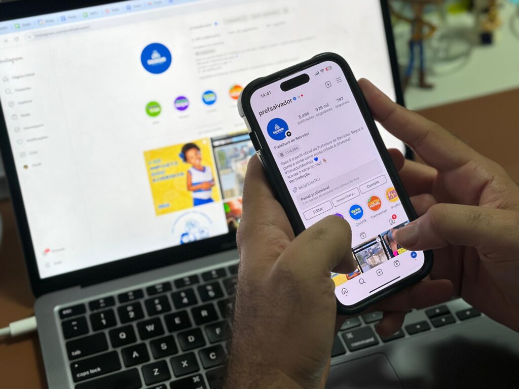 Prefeitura de Salvador lidera ranking nacional de interações nas redes sociais, segundo estudo inédito no Brasil