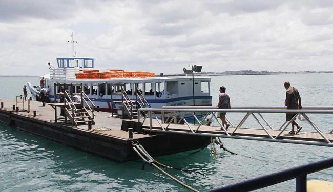 Oito embarcações operam na travessia Salvador-Mar Grande nesta manhã